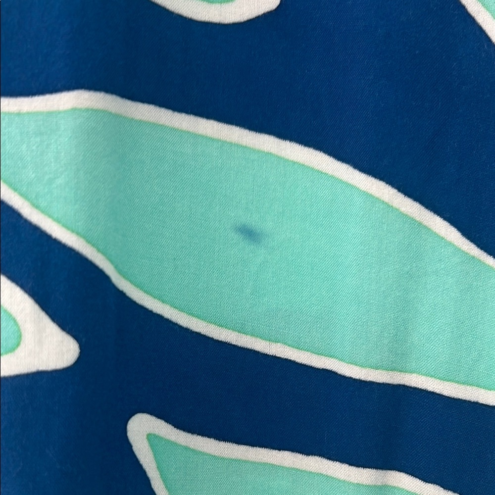 Nahe Wahine Blue and Mint Women's Top - Picture 5 of 5